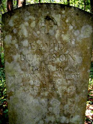 David Burleson Tombstone