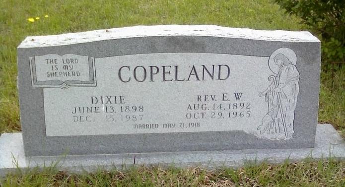 Ernest Wright Copeland & Dixie Copeland Stone