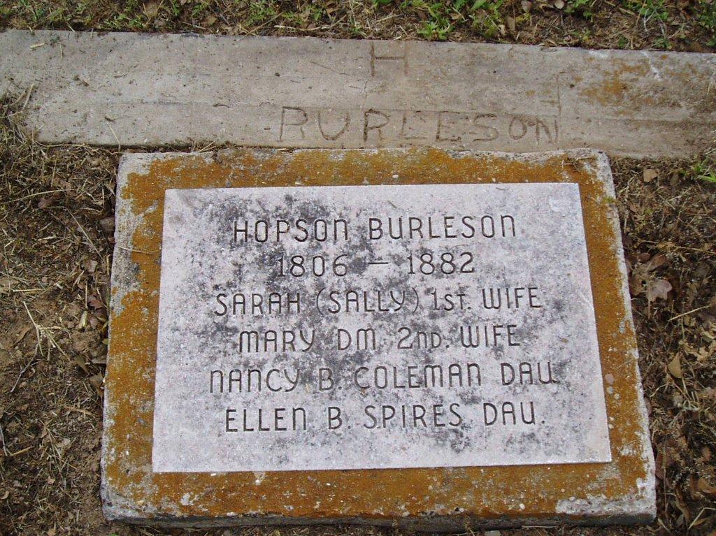 Hopson Burleson stone