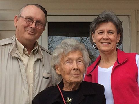 Jerry, Margaret Davis 91 years old & Brenda Hale