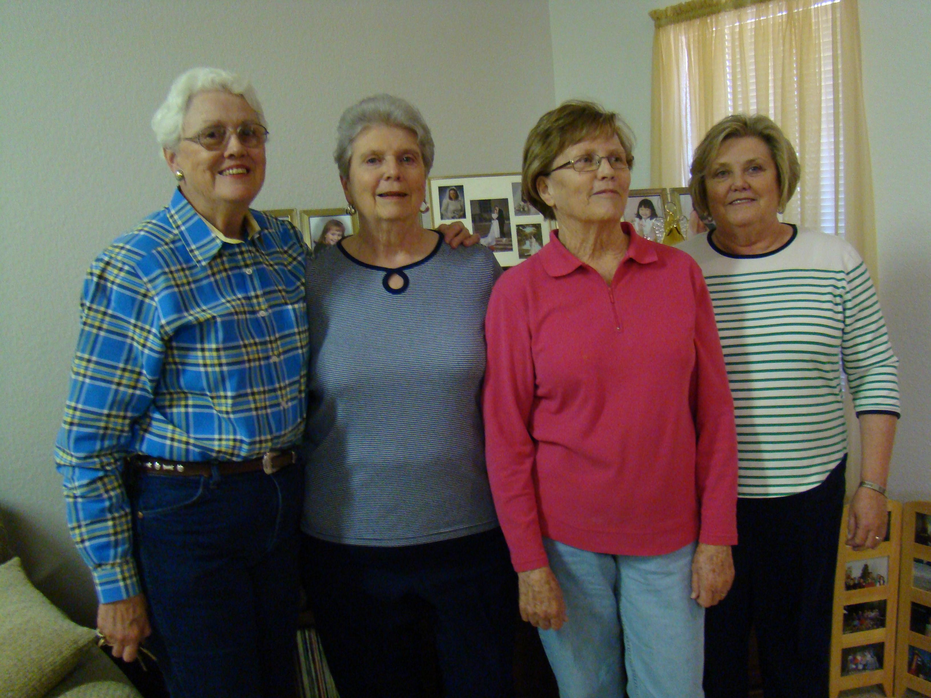 Joyce, Shirley, Delores & Judy Copeland Cousins