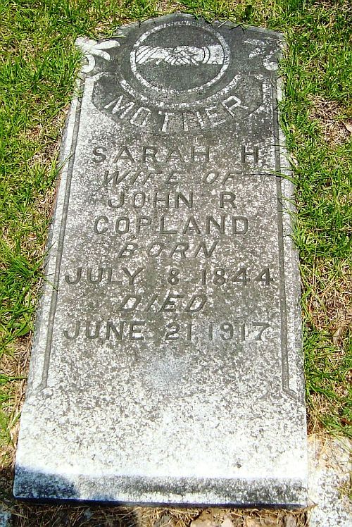 Sarah Helen (Barnett) Copeland 1844-1917 wife of John Robert Copeland